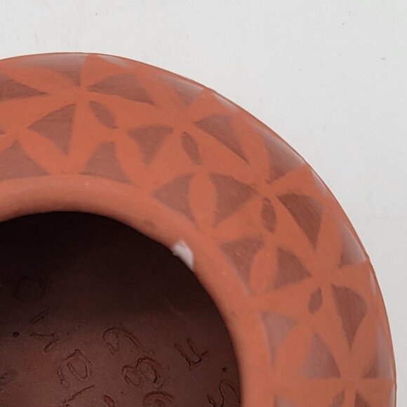 Hubert Candelario San Felipe Pueblo Pottery Pot 1989 - Picture 5 of 5
